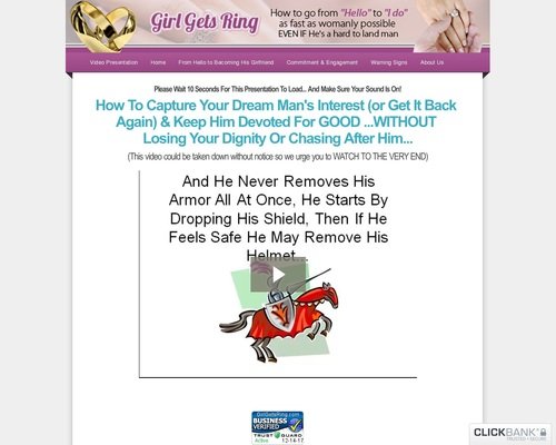 Video Presentation &mdash; Girl Gets Ring System