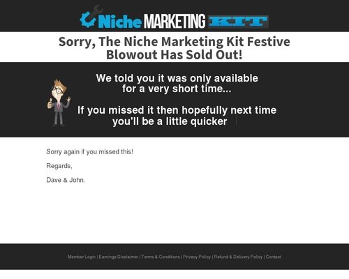 The Niche Marketing Kit – Massive Blowout! &mdash; Niche Marketing Kit