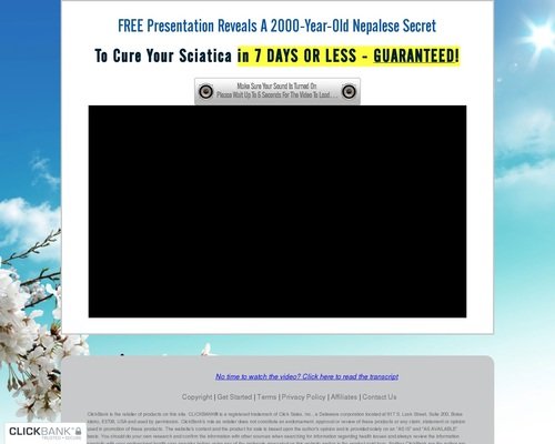 Sciatica SOS&trade; – OFFICIAL WEBSITE